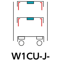 【車上渡し】スペシャルワゴン1000x650移動式　W1CU-J-IV（直送品）