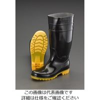 エスコ 25.5cm 安全長靴(耐油底・黒) EA998RB-255 1セット(2足)（直送品）