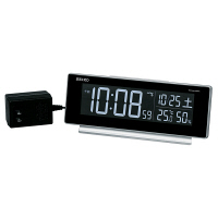 SEIKO（セイコー）セイコーC3 置き時計 [電波 アラーム 温湿度 カレンダー] 244×42×95mm DL207S 1個（直送品）