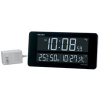 セイコータイムクリエーション セイコーC3 置き掛け時計 [電波 温湿度 カレンダー] 262×23×132mm DL208W 1個