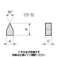 住友電工ハードメタル JIS型超硬バイト用チップ 05ー2:H2 05-2:H2 1セット(10個)（直送品）