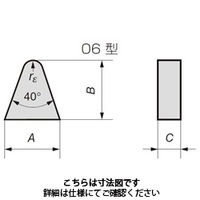 住友電工ハードメタル JIS型超硬バイト用チップ 06ー3:H2 06-3:H2 1セット(10個)（直送品）