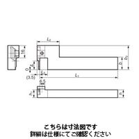 住友電工ハードメタル 極小径ボーリングバイト CKBSR1616-16-06 1個（直送品）