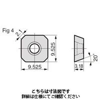 住友電工ハードメタル フライス用チップ SEET0903AGFN-L:ACP300（直送品）