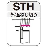 住友電工ハードメタル　SEC-ねじ切りバイト　STHI　外径用