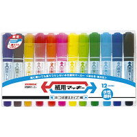 紙用マッキー　太字/細字　12色セット　水性ペン　WYT5-12C 1パック ゼブラ（直送品）