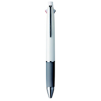 ジェットストリーム多機能ボールペン　4色+シャープ　0.7mm　MSXE5-1000-07　ホワイト　三菱鉛筆uni　　（直送品）