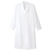 アイトス メンズ白衣コート ホワイト S 861313-001 1着（直送品）