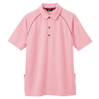 AITOZ（アイトス） バックサイドポケット付半袖ポロシャツ レディス ピンク 9号 AZ7663-160（直送品）