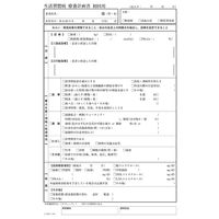 シンリョウ　生活習慣病療養計画書/初回用　003595　1箱（10冊入）　 2024年5月31日までの仕様（取寄品）