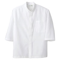 アイトス スタンドシャツ（男女兼用） ホワイト 4L HS2954-001 1着（直送品）