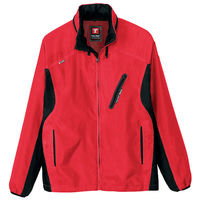 アイトス フードインジャケット（男女兼用） レッド×ブラック LL AZ10301-109 1着（直送品）