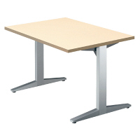 プラス ステージオ 会議テーブル ST-120TR WM/M4 幅1200×奥行800×高さ720mm 1台　（直送品）