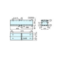 ナベヤ 切削工具 ロックタイト5軸マシンバイス用ハイトブロック