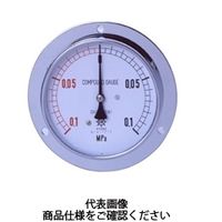 第一計器製作所 IPT一般真空計SUS製 DU G1/2 100×ー0.1MPa IPT-446D--0.1MPA 1台（直送品）