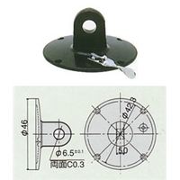 尾崎製作所 ダイヤルゲージオプション品 ピーコック ウラブタ ダイヤルヨウ GB-7A 1セット（2個入）（直送品）