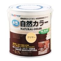 アトムサポート 水性自然カラー(天然油脂ステイン) 0.7L クリヤー 4971544086217 1セット(6缶)（直送品）