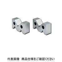 新潟精機 鋳鉄製精密Vブロック 研磨仕様品 SVGー75 SVG-75 1組(2個)（直送品）