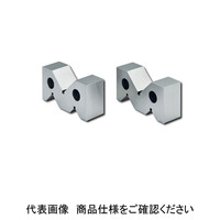 新潟精機 鋳鉄製精密Vブロック 研磨仕様品 SVGー150 SVG-150 1組（直送品）