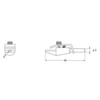 日本精密機械工作 Lー45用 ツールチャックφ1.2 Q8801 1個（直送品）