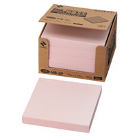 ニチバン ポイントメモ 再生紙 ビジネスパック 75×75mm ピンク MB-2P 1箱（5冊入）