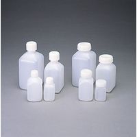 コクゴ PE角型 細口瓶 500ml （75本入） 101-60203 1箱（75個）（直送品）