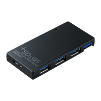 サンワサプライ（SANWA SUPPLY） USBハブ(USB HUB) SDカードリーダー付 USB3.0 3ポート