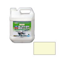 アサヒペン　AP　水性簡易屋上防水塗料シーラー4L　ライトレモン　9016856　（直送品）