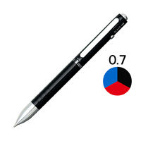 3色ボールペン　ダブル3アクション　0.7mm　ブラック軸　黒　ギフトケース入り　BWBM-1000#1　プラチナ万年筆