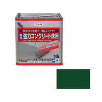 アサヒペン AP 水性強力コンクリート床用 10L ダークグリーン 9011102（直送品）