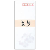 日本ノート 封筒 フウ301 花妙 長4 1セット（40枚：8枚入×5冊）（直送品）