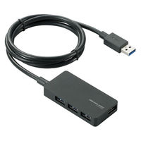 エレコム USB3.0対応ACアダプタ付き4ポートUSBハブ U3H-A408SBK 1個