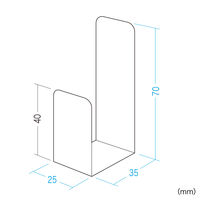 サンワサプライ　ケーブルフック（10個セット）　RAC-CF10　（直送品）