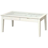 市場　ine（アイネ） reno　コレクションテーブル　幅900×奥行450×高さ400mm　ホワイト　1台　（直送品）