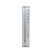 温度計　アルミ製　45cm　72991　1セット（10個）　シンワ測定　（直送品）