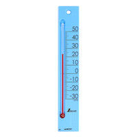 温度計　プチサーモ　スクエア　たて　20cm　ブルー　48797　1セット（20個）　シンワ測定　（直送品）