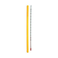 棒状温度計　H-5　アルコール　0～100℃　30cm　72547　1セット（20個）　シンワ測定　（直送品）