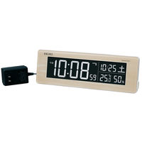 SEIKO（セイコータイムクリエーション）　C3　電波 置き 時計　温湿度表示付　ナチュラル　DL210A　1個　（直送品）