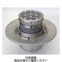 福西鋳物 ドレントラップ 床排水トラップ 防水用【ステンレス製】 T-5SB-100 1個（直送品）