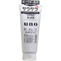 資生堂 UNO(ウーノ) ホイップウォッシュ(ブラック)(洗顔料) 130g　1個(130g入)×24セット（直送品）