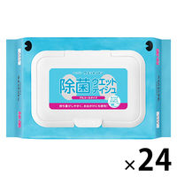 ウェットティッシュ　除菌シート ウエットントン除菌アルコール　フタ付き 無香料 50枚入り 王子ネピア　1ケース（24個）