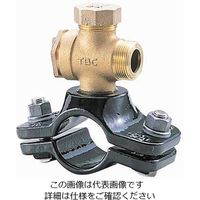タブチ 日本水道協会形・サドル付分水栓 JWWA Bー117 B形(コック式) ビニル管・鋼管 兼用 NSVS-50X20 1個（直送品）