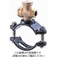 タブチ TBC形・サドル分水栓(コック式) 鋳鉄管用 BS-100X20 1個（直送品）