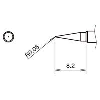 白光 こて先 T38シリーズ T38-03IS 1個（直送品）