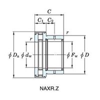 ジェイテクト JTEKT（KOYO） ベアリング NAXR50X.Z 1個（直送品）