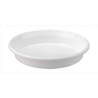 アップルウェアー 鉢皿Ｆ型　８号　ホワイト 4905980475014 1個（直送品）