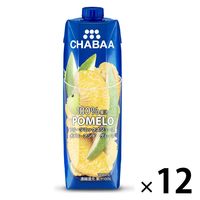CHABAA100％ ミックスジュース ポメロ（ポメロ アンド グレープ）1L 1箱（12本入）