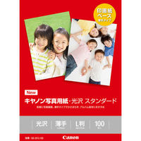 キヤノン　写真用紙・光沢スタンダード　L判　SD-201L100　1冊（100枚入）（わけあり品）