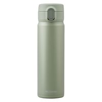 アイリスオーヤマ 水筒 500ml マグボトル 保温 保冷 タンブラー ステンレスマグボトル ワンタッチ SM-O500 ペールグリーン 1個（直送品）