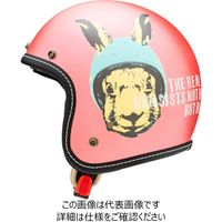 マルシン(Marushin) バイクヘルメット ジェット MCJ1 ラビット オープンジェット フラットパールピンク Lサイズ (59ー60cm) 3（直送品）